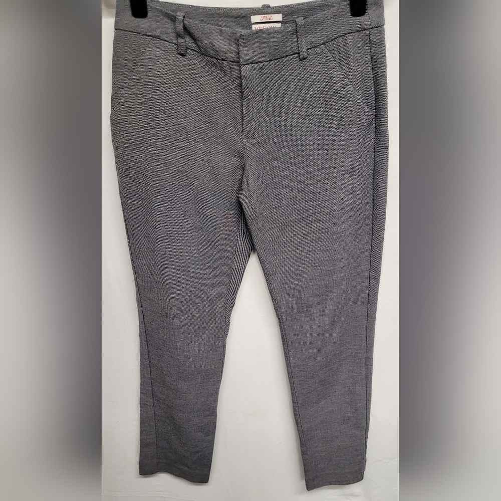 Merona Stretch Extension 2 Classic Ankle Dress Pants Office Business Grey